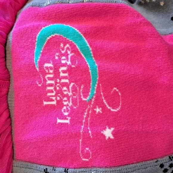 Luna Leggings girls 6-24 months Celestial Sparkle footless tights with tutu - Picture 7 of 7